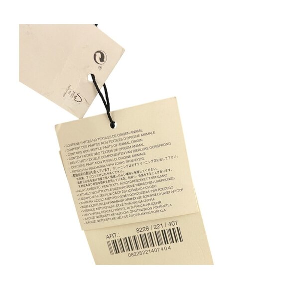 Zara Womens Crop Jeans EU 40 US 8 Relaxed Fit Blue Denim Distressed 8228/221 NWT - Picture 13 of 16